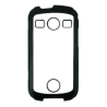 Coque pour Samsung XCover 2 S7110 Background cachemire motif bleu géométrique - coque noire TPU souple