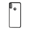 Coque pour Xiaomi Redmi Note 7 Background cachemire motif bleu géométrique - coque noire TPU souple