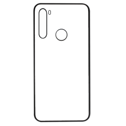 Coque pour Xiaomi Redmi Note 8T Background cachemire motif bleu géométrique - coque noire TPU souple
