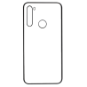 Coque pour Xiaomi Redmi Note 8T Background cachemire motif bleu géométrique - coque noire TPU souple