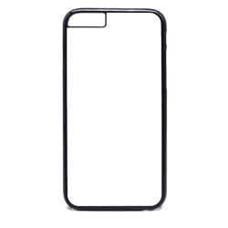 Coque pour IPHONE 6/6S Background mandala motif bleu coloré - coque noire TPU souple