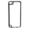 Coque pour IPOD TOUCH 5 Background mandala motif bleu coloré - coque noire plastique rigide