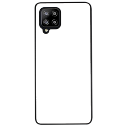 Coque pour Samsung Galaxy A42 5G Background mandala motif bleu coloré - coque noire TPU souple