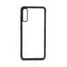 Coque pour Samsung Galaxy A50 A50S et A30S Background mandala motif bleu coloré - coque noire TPU souple