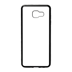Coque pour Samsung Galaxy A520/A5 2017 Background mandala motif bleu coloré - coque noire TPU souple