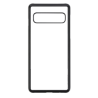 Coque pour Samsung Galaxy S10 5G Background mandala motif bleu coloré - coque noire TPU souple