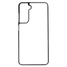 Coque pour Samsung S21 FE Background mandala motif bleu coloré - coque noire TPU souple