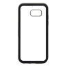 Coque pour Samsung Galaxy S8 Background mandala motif bleu coloré - coque noire TPU souple