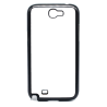 Coque pour Samsung Note 2 N7100 Background mandala motif bleu coloré - coque noire TPU souple