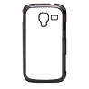 Coque pour Samsung Galaxy Ace 2 i8160 Background mandala motif bleu coloré - coque noire TPU souple ou plastique rigide