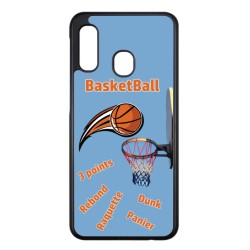 Coque noire pour Samsung Galaxy A02 fan Basket