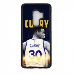 Coque noire pour Samsung S9 PLUS Stephen Curry Golden State Warriors Basket 30
