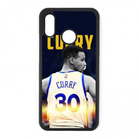 Coque noire pour Huawei P20 Lite Stephen Curry Golden State Warriors Basket 30