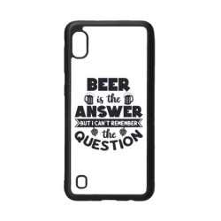 Coque noire pour Samsung Mega 5.8p i9150 Beer is the answer Humour Bière