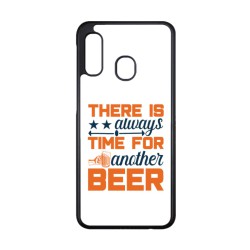 Coque noire pour Samsung Galaxy A02 Always time for another Beer Humour Bière