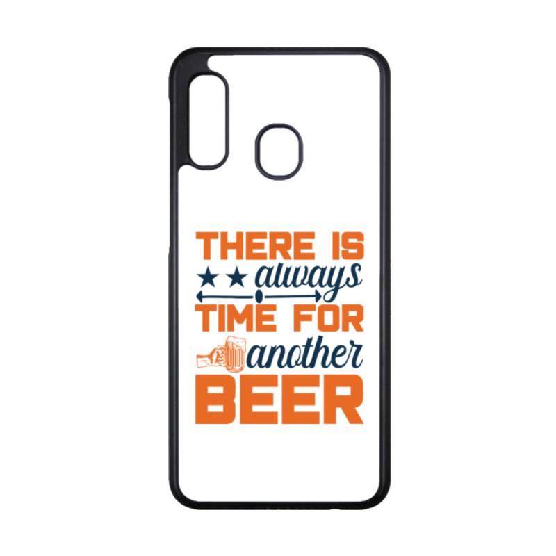 Coque noire pour Samsung Galaxy A22 - 4G Always time for another Beer Humour Bière