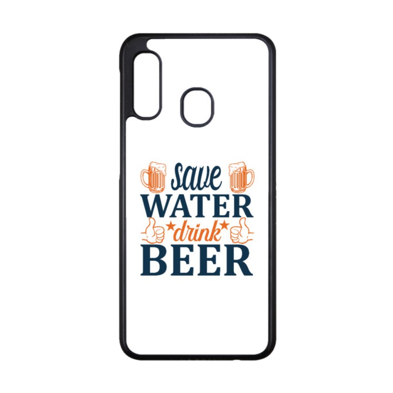Coque noire pour Samsung Galaxy S10e Save Water Drink Beer Humour Bière