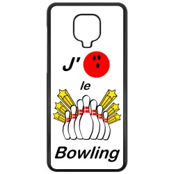 Coque noire pour Xiaomi Poco F3 J'aime le Bowling