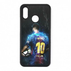 Coque noire pour Huawei P30 Lionel Messi FC Barcelone Foot