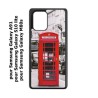 Coque noire pour Samsung Galaxy M80s Cabine téléphone Londres - Cabine rouge London