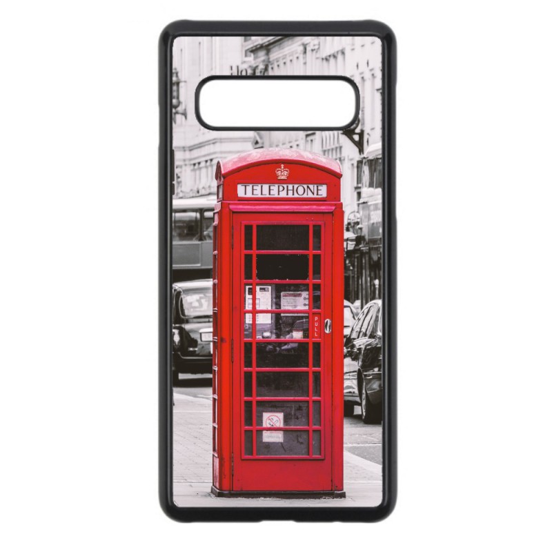 Coque noire pour Samsung Galaxy Core i8262 Cabine téléphone Londres - Cabine rouge London