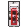 Coque noire pour Samsung S Advance i9070 Cabine téléphone Londres - Cabine rouge London