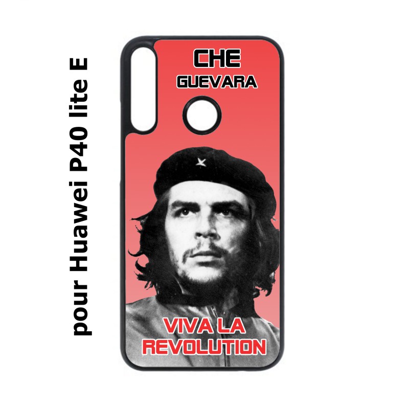 Coque noire pour Huawei P40 Lite E Che Guevara - Viva la revolution