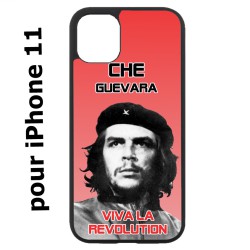 Coque noire pour Iphone 11 Che Guevara - Viva la revolution