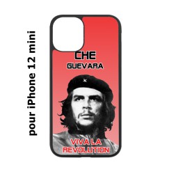 Coque noire pour Iphone 12 MINI Che Guevara - Viva la revolution