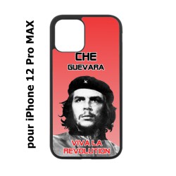 Coque noire pour Iphone 12 PRO MAX Che Guevara - Viva la revolution