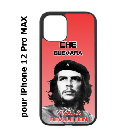 Coque noire pour Iphone 12 PRO MAX Che Guevara - Viva la revolution