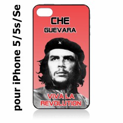 Coque noire pour IPHONE 5/5S et IPHONE SE.2016 Che Guevara - Viva la revolution