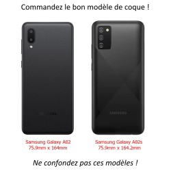 Coque pour Samsung Galaxy A02 Che Guevara - Viva la revolution - coque noire TPU souple