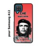 Coque noire pour Samsung Galaxy A12 Che Guevara - Viva la revolution