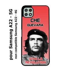 Coque noire pour Samsung Galaxy A22 - 5G Che Guevara - Viva la revolution