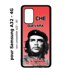 Coque noire pour Samsung Galaxy A32 - 4G Che Guevara - Viva la revolution