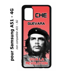 Coque noire pour Samsung Galaxy A51 - 4G Che Guevara - Viva la revolution