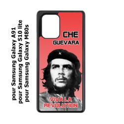 Coque noire pour Samsung Galaxy M80s Che Guevara - Viva la revolution