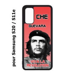 Coque noire pour Samsung Galaxy S20 / S11E Che Guevara - Viva la revolution