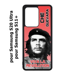Coque noire pour Samsung Galaxy S20 Ultra / S11+ Che Guevara - Viva la revolution