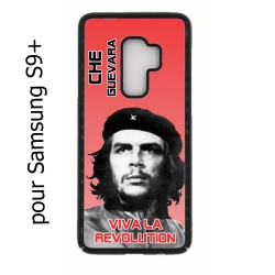 Coque noire pour Samsung Galaxy S9 PLUS Che Guevara - Viva la revolution
