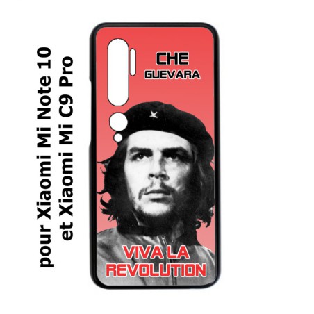Coque noire pour Xiaomi Mi CC9 PRO Che Guevara - Viva la revolution