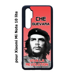 Coque noire pour Xiaomi Mi Note 10 lite Che Guevara - Viva la revolution