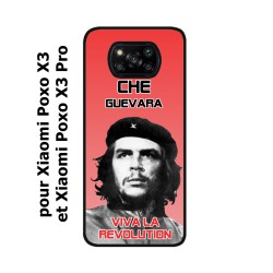 Coque noire pour Xiaomi Poco X3 & Poco X3 Pro Che Guevara - Viva la revolution