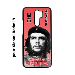 Coque noire pour Xiaomi Redmi 9 Che Guevara - Viva la revolution