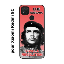 Coque noire pour Xiaomi Redmi 9C Che Guevara - Viva la revolution