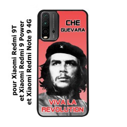 Coque noire pour Xiaomi Redmi 9 Power Che Guevara - Viva la revolution