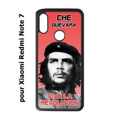 Coque noire pour Xiaomi Redmi Note 7 Che Guevara - Viva la revolution