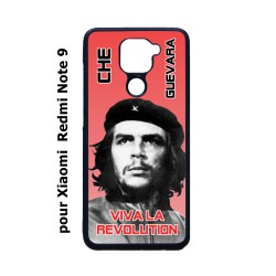 Coque noire pour Xiaomi Redmi Note 9 Che Guevara - Viva la revolution