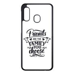 Coque noire pour Samsung Galaxy S21Plus / S30 Friends are the family you choose - citation amis famille